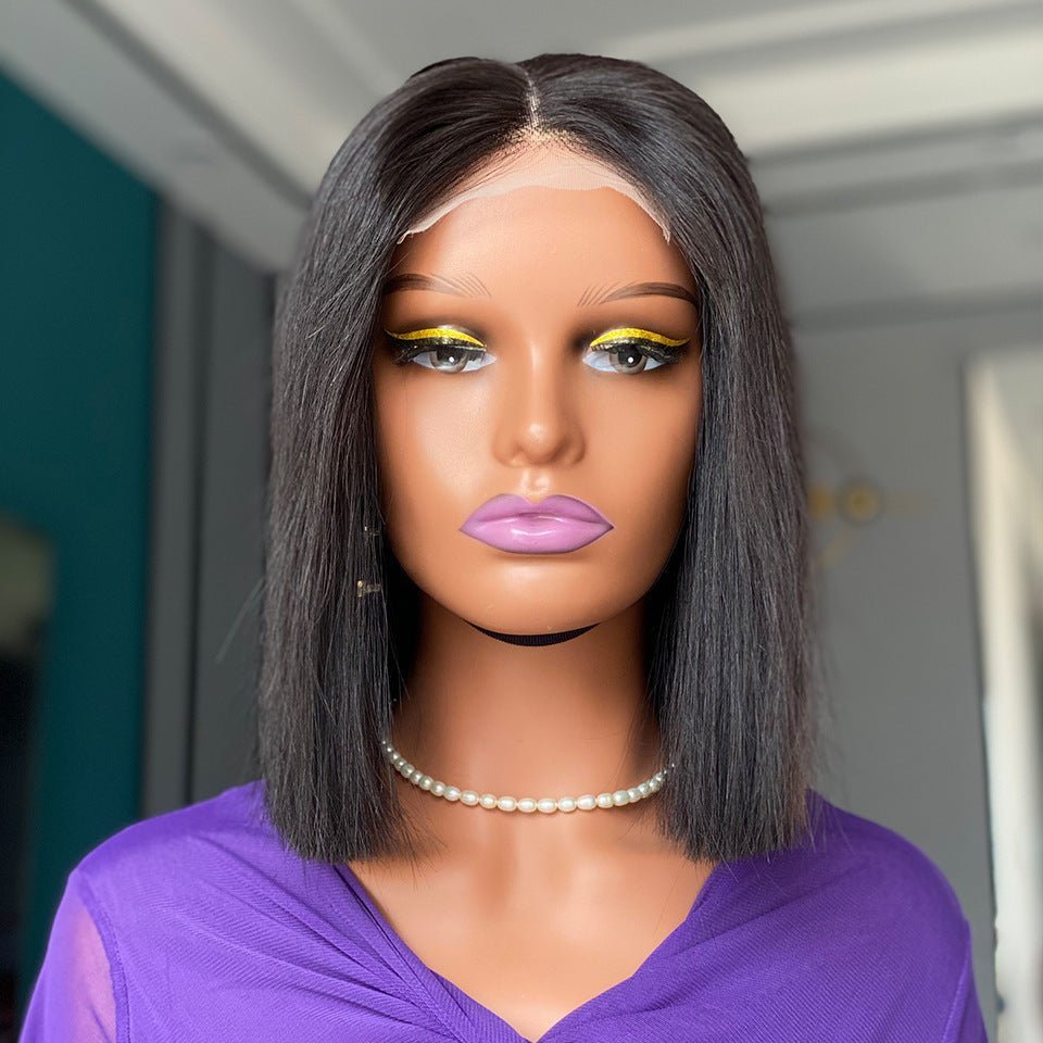 10" Bone Straight Bob Wig - 4x4 Lace - WigWonders