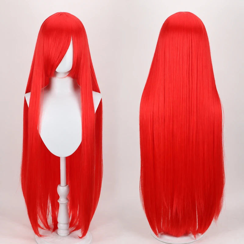 100cm Long Straight Cosplay Wig