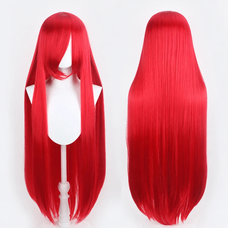 100cm Long Straight Cosplay Wig