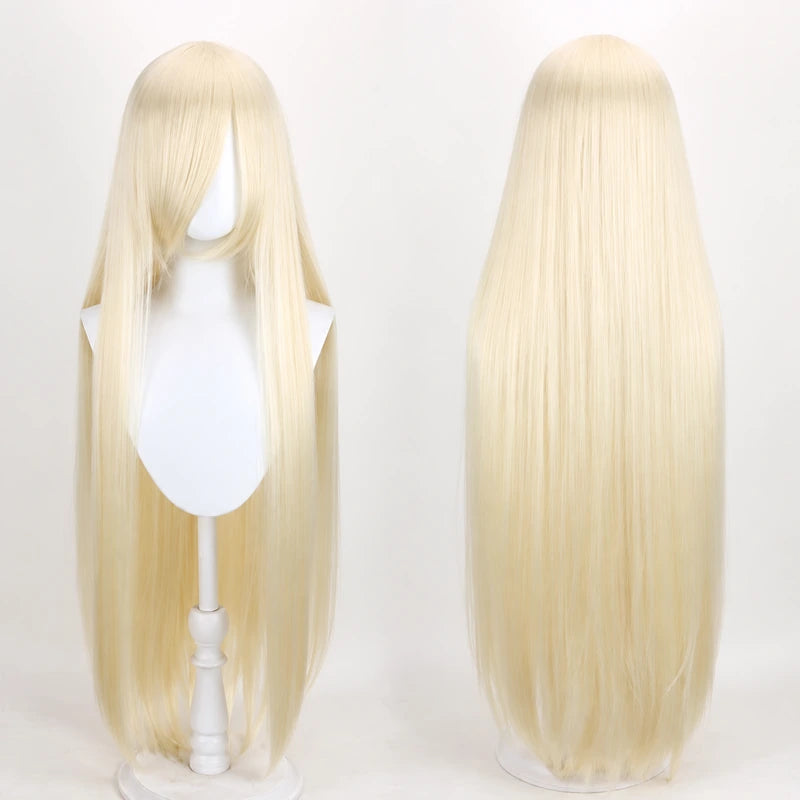 100cm Long Straight Cosplay Wig