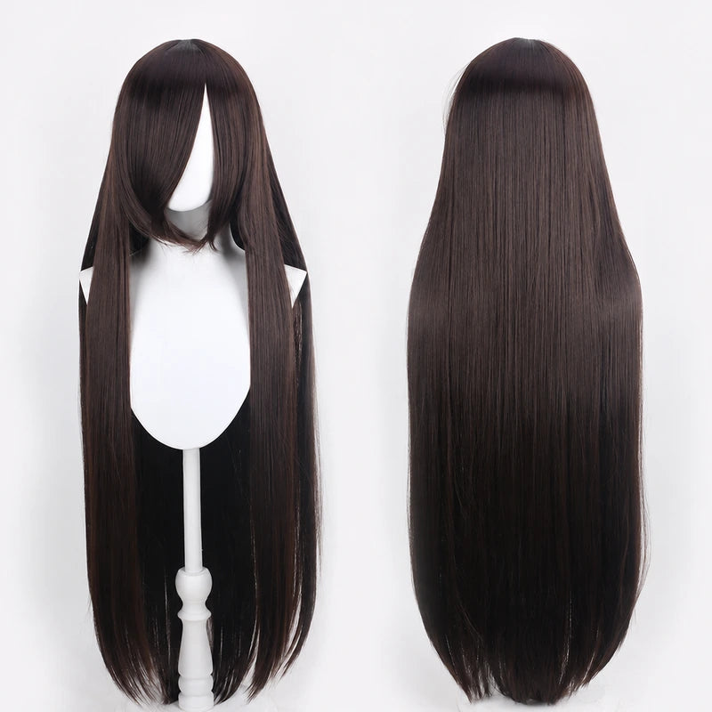 100cm Long Straight Cosplay Wig