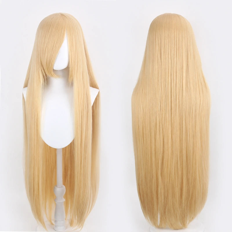 100cm Long Straight Cosplay Wig