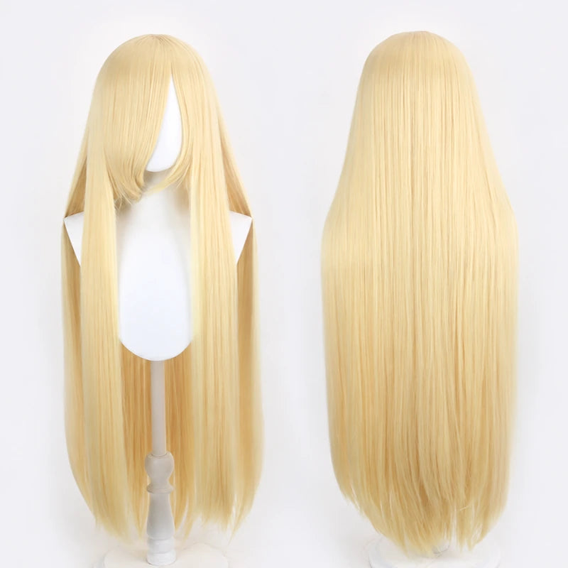 100cm Long Straight Cosplay Wig