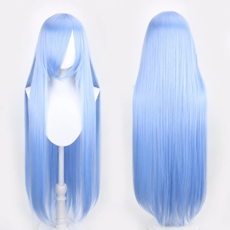100cm Long Straight Cosplay Wig