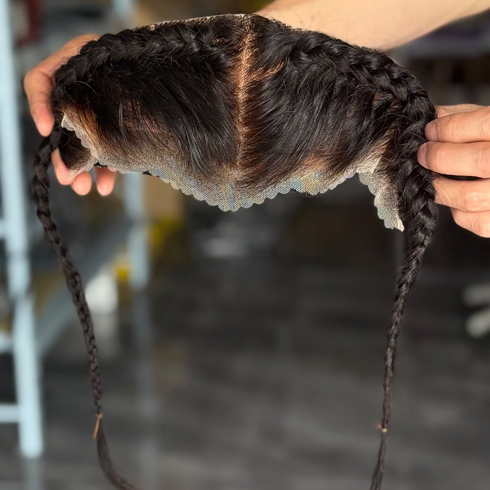13x4 Bleached Knot Lace Frontal Braid Closure - WigWonders