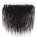 13x4 Kinky Curly Lace Frontal Human Hair Closure Piece - WigWonders