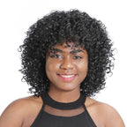 15in Synthetic Voluminous Curly Wig – Mid-Long Puff Curls - WigWonders