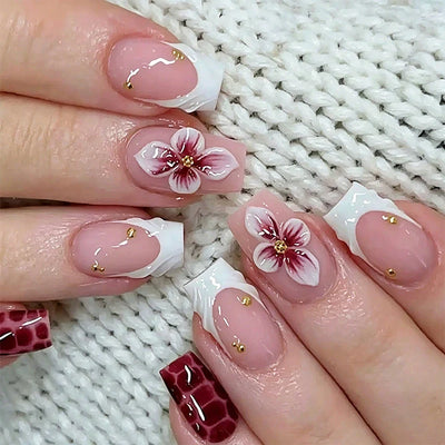 White French Pink Orchid