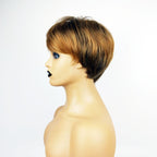 6in Synthetic Short Bob Wig - Brown - WigWonders