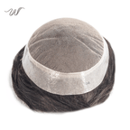 AUS Full Lace Men’s Human Hair System – Natural HD Lace Toupee - WigWonders