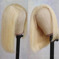 Blonde 13x4 Lace Front Straight Human Hair Wig - WigWonders