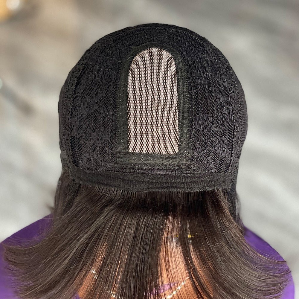 Bob Human Hair Wig — Short Straight Human Hair Wig - WigWonders