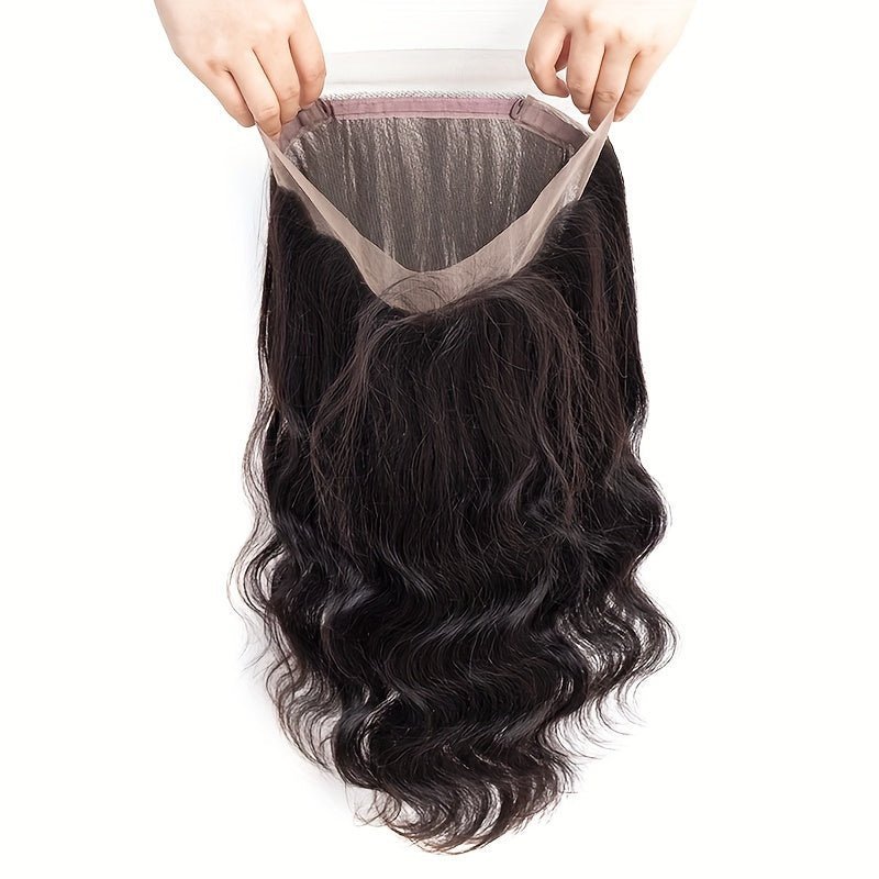 Body Wave 360 Lace Wig with Bangs - Remy Human Hair - WigWonders