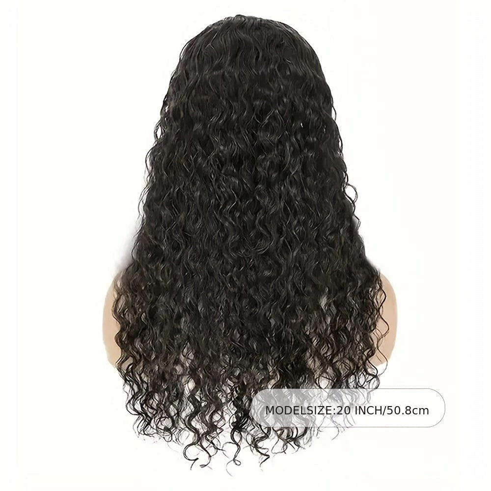 Brazilian Kinky Curly Human Hair Wig with Bangs - WigWonders
