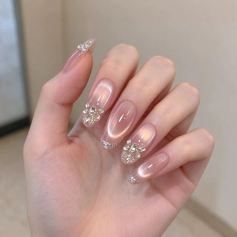 Cat Eye Press-On Nails, 42 Designs