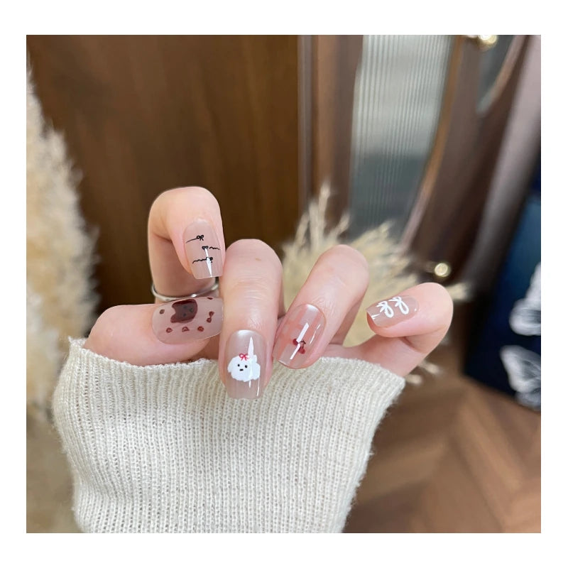 Cat Eye Press-On Nails, 42 Designs