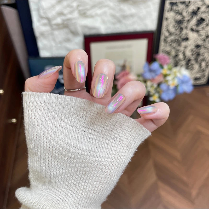 Cat Eye Press-On Nails, 42 Designs