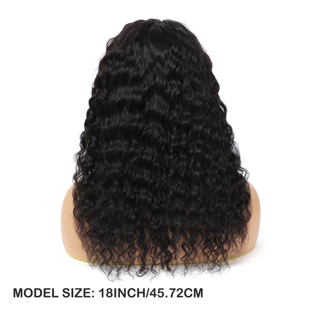 Deep Wave Lace Front Wig - 4x0.75 Human Hair - WigWonders
