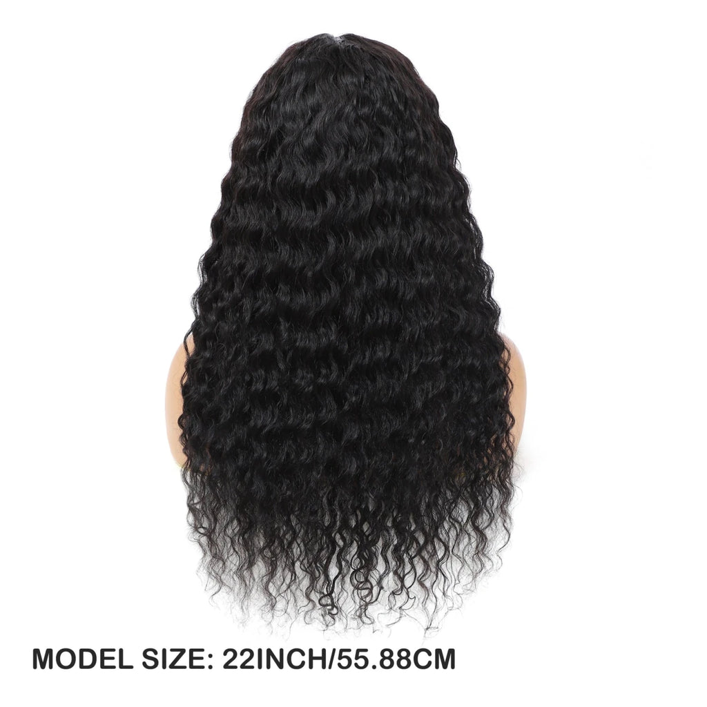 Deep Wave Lace Front Wig - 4x0.75 Human Hair - WigWonders