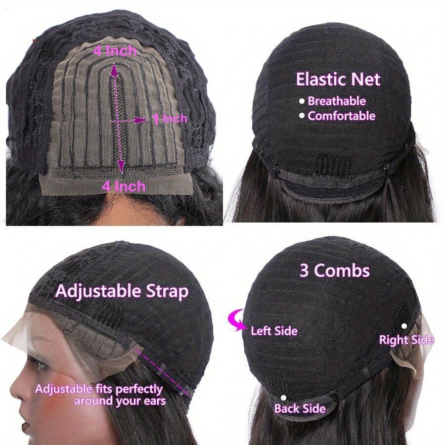 Deep Wave Lace Front Wig - 4x0.75 Human Hair - WigWonders