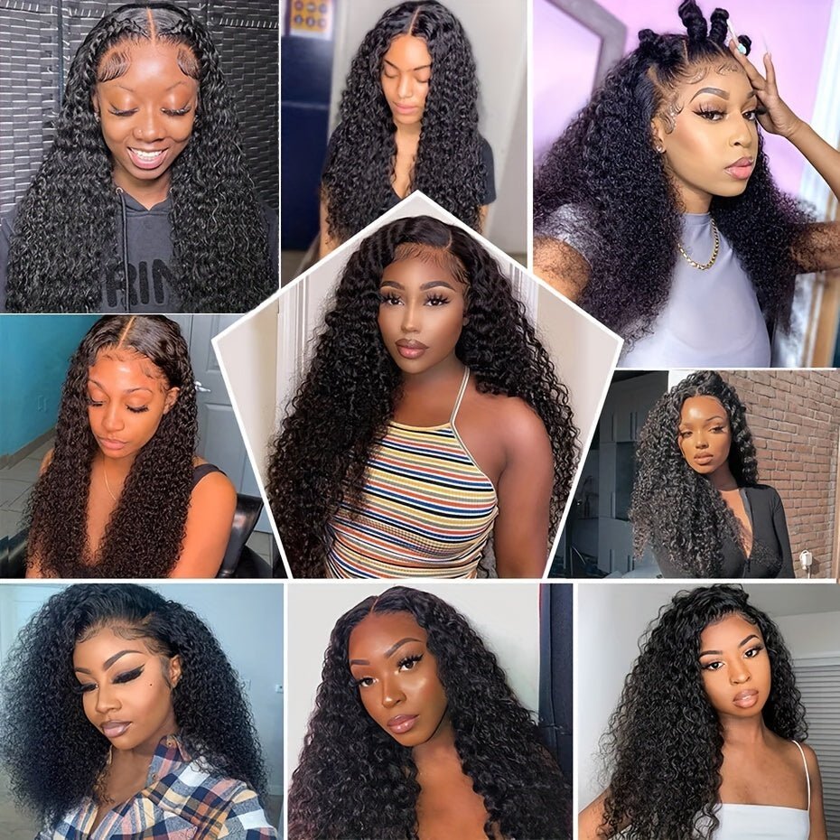 Deep Wave Lace Front Wig - 4x0.75 Human Hair - WigWonders