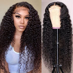 Deep Wave Lace Front Wig - 4x0.75 Human Hair - WigWonders
