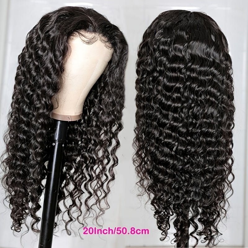 Deep Wave Lace Front Wig - 4x0.75 Human Hair - WigWonders