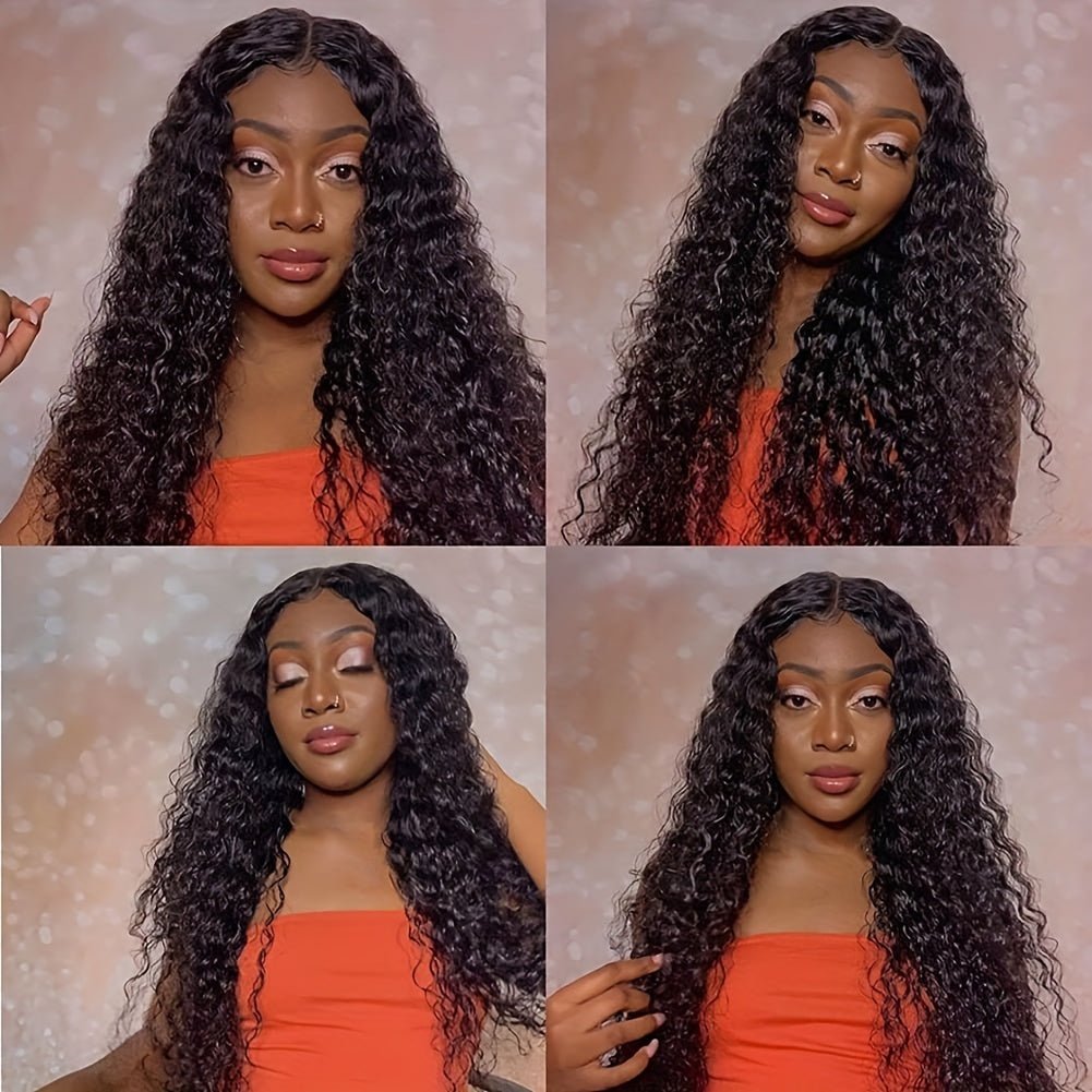 Deep Wave Lace Front Wig - 4x0.75 Human Hair - WigWonders