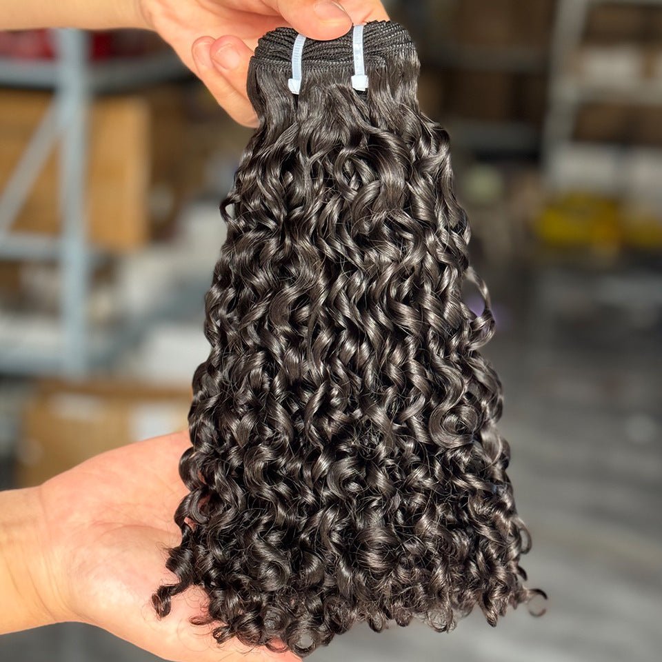 Double Drawn Pixie Curl Human Hair Extensions – 12A - WigWonders