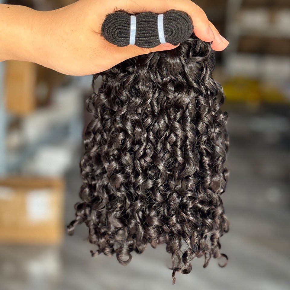 Double Drawn Pixie Curl Human Hair Extensions – 12A - WigWonders