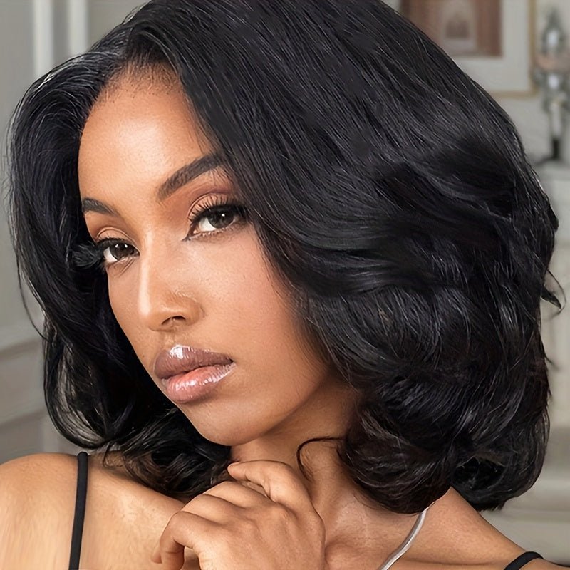 Glueless 5x5 Lace Deep Wave Bob Wig 150% Density - WigWonders
