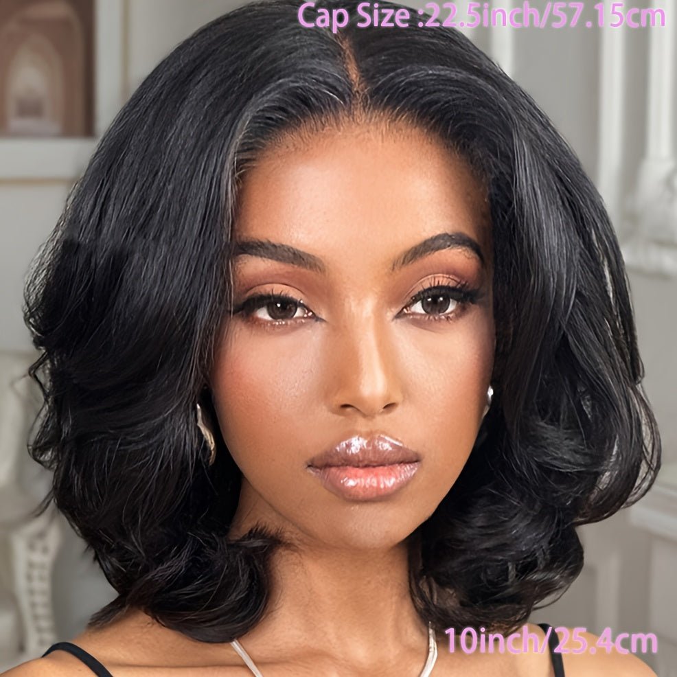 Glueless 5x5 Lace Deep Wave Bob Wig 150% Density - WigWonders