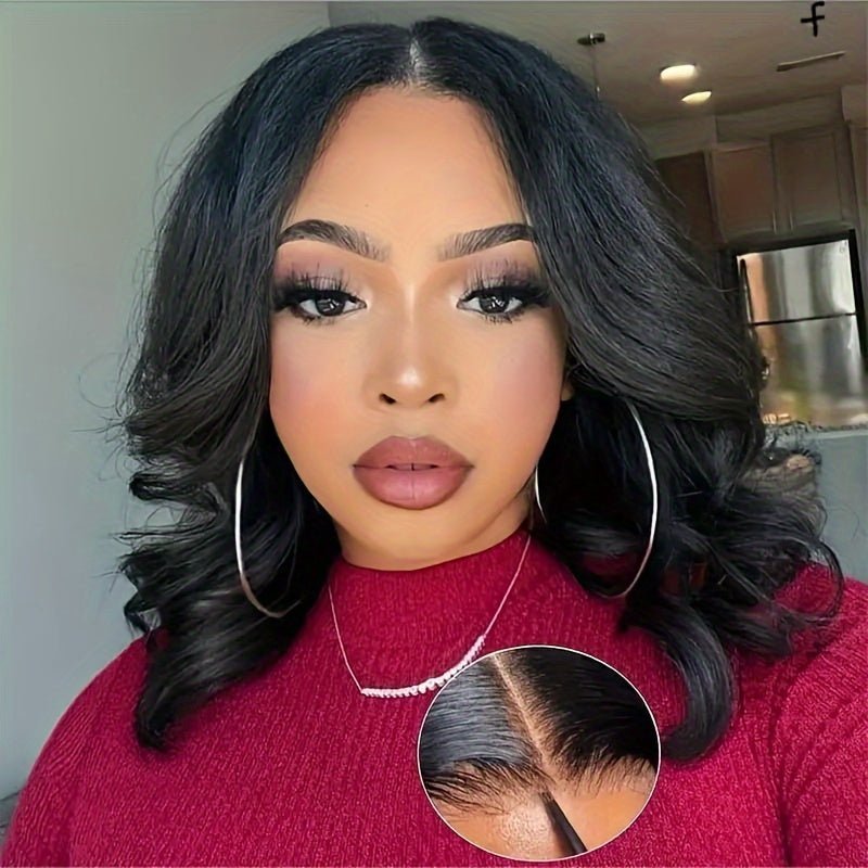 Glueless Body Wave Bob Wig - 4x4 HD Lace Front Human Hair - WigWonders