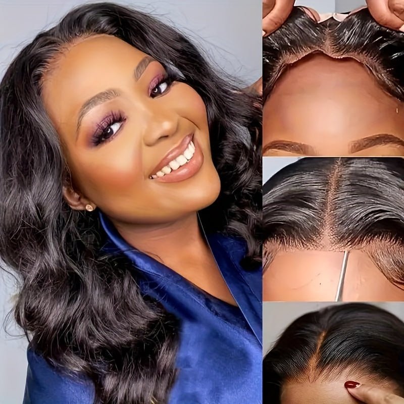 Glueless Body Wave Bob Wig - 4x4 HD Lace Front Human Hair - WigWonders
