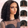 Glueless Curly Bob Wig Human Hair Pre-Plucked - WigWonders