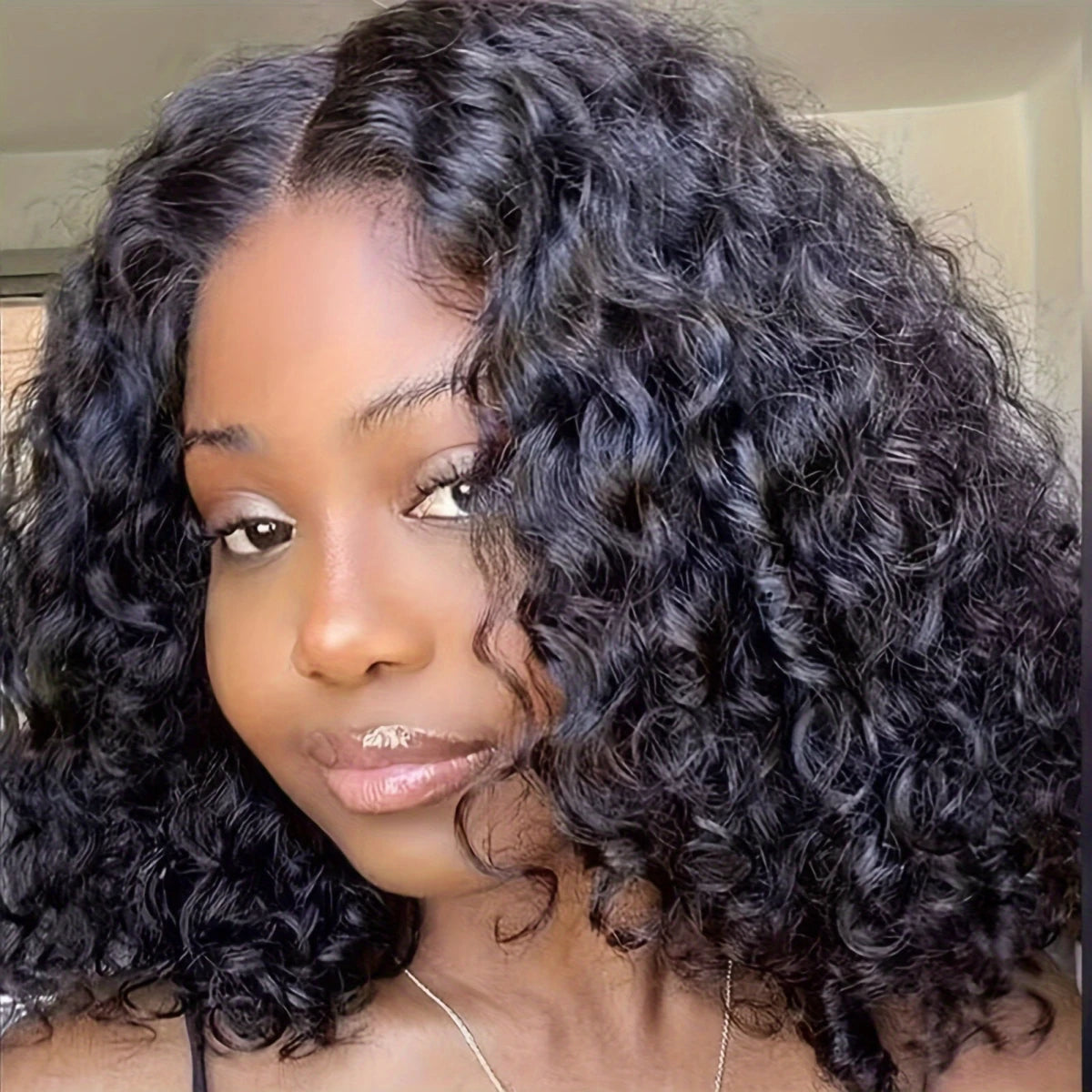 Glueless Water Wave Bob Wig - 4x4 Lace Closure - WigWonders