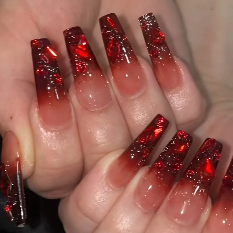 Halloween 3D Cat Eye Press-On Nails