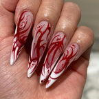 Halloween 3D Cat Eye Press-On Nails