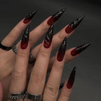Halloween 3D Cat Eye Press-On Nails