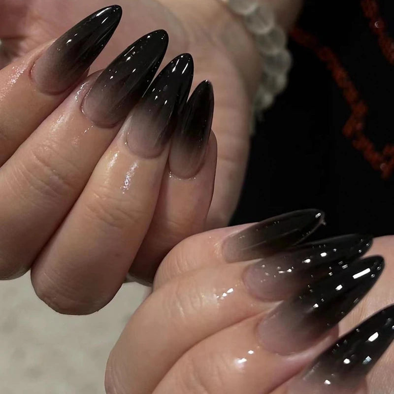 Halloween 3D Cat Eye Press-On Nails