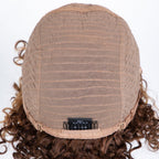 Highlighted Jerry Curly Bob Human Hair Wig - Glueless - WigWonders
