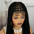 Human Hair Box Braids Wig - Full Lace Hand-Braided Wig - WigWonders