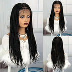 Human Hair Box Braids Wig - Full Lace Hand-Braided Wig - WigWonders