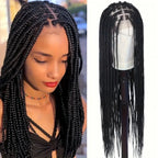 Human Hair Box Braids Wig - Full Lace Hand-Braided Wig - WigWonders