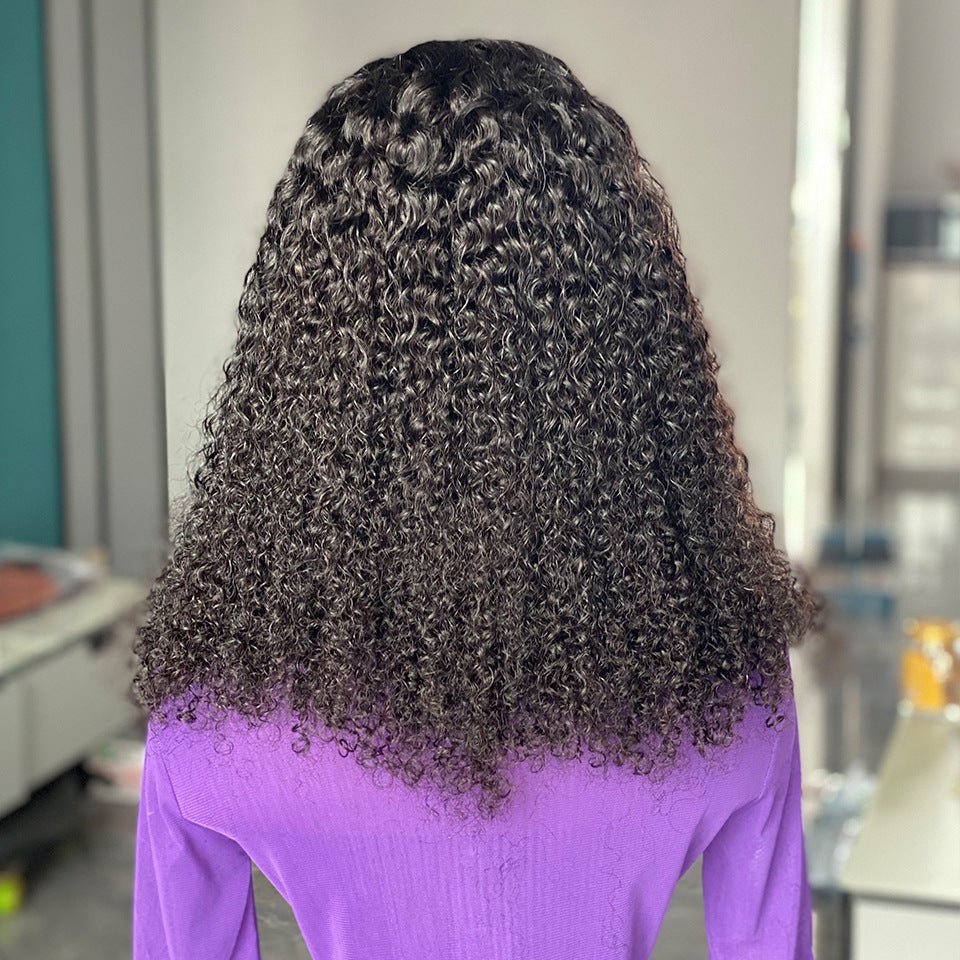 Kinky Curly Lace Front Human Hair Wig - WigWonders