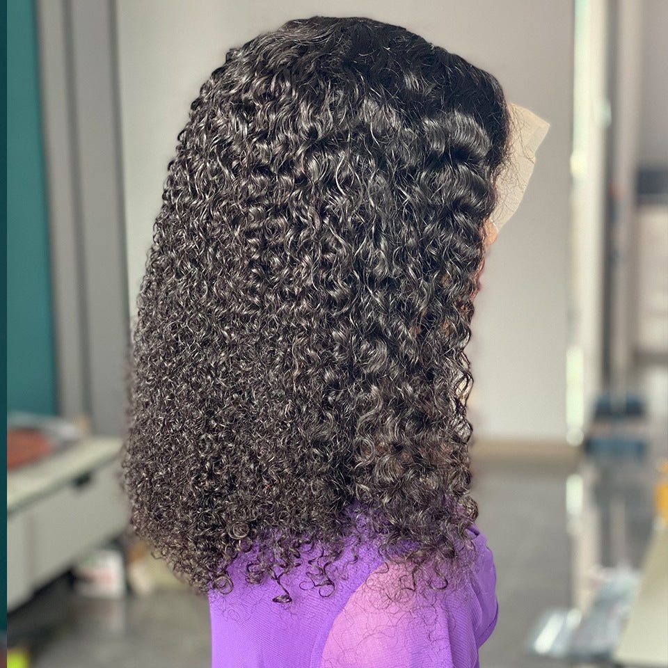 Kinky Curly Lace Front Human Hair Wig - WigWonders