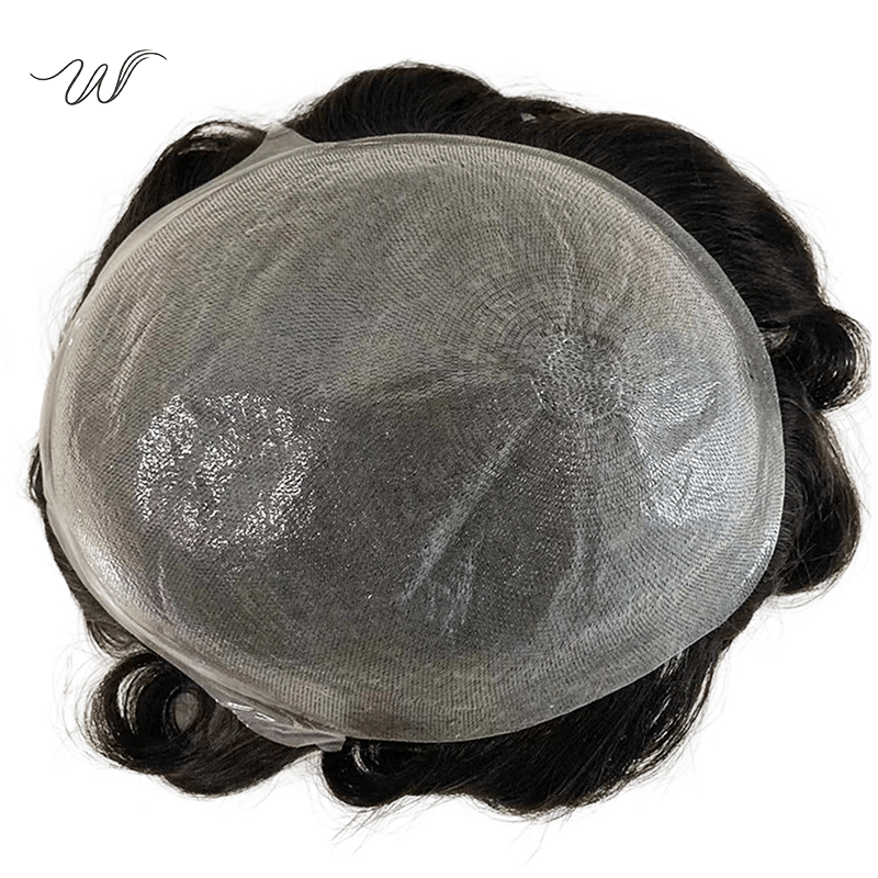 Men’s Thin Skin Hair System – Invisible PU Toupee for Balding - WigWonders