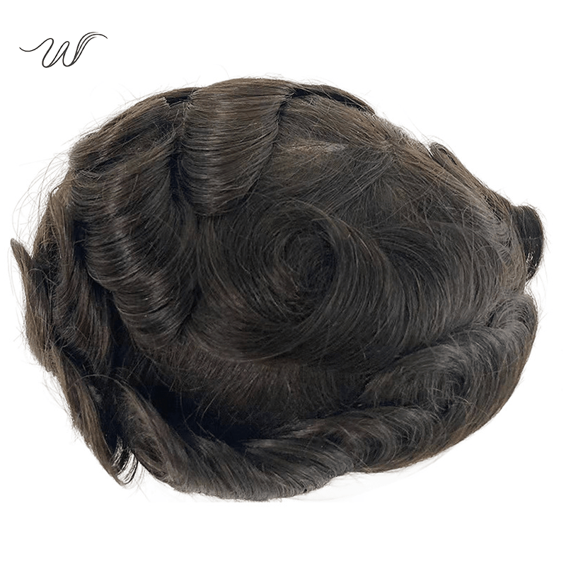 Men’s Thin Skin Hair System – Invisible PU Toupee for Balding - WigWonders