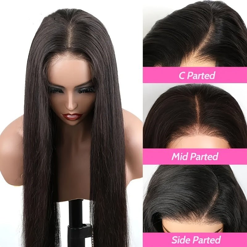Straight 4x4 HD Lace Closure Wig - Glueless - WigWonders