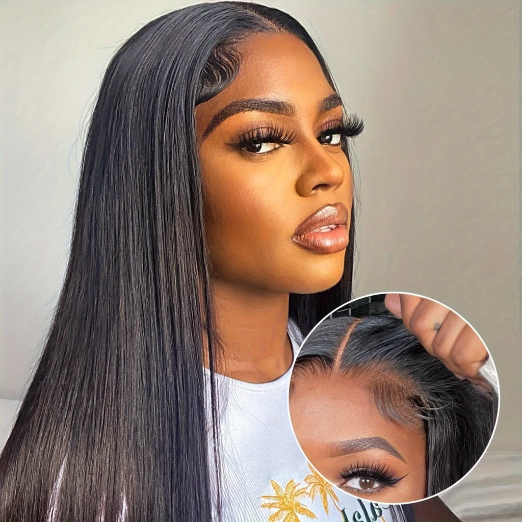 Straight 4x4 HD Lace Closure Wig - Glueless - WigWonders